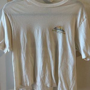 Cropped Rocky Mountains tee